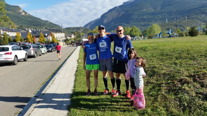 Con Patricia, Carlos y sus guapísimas niñas, Bea y Silvia.
